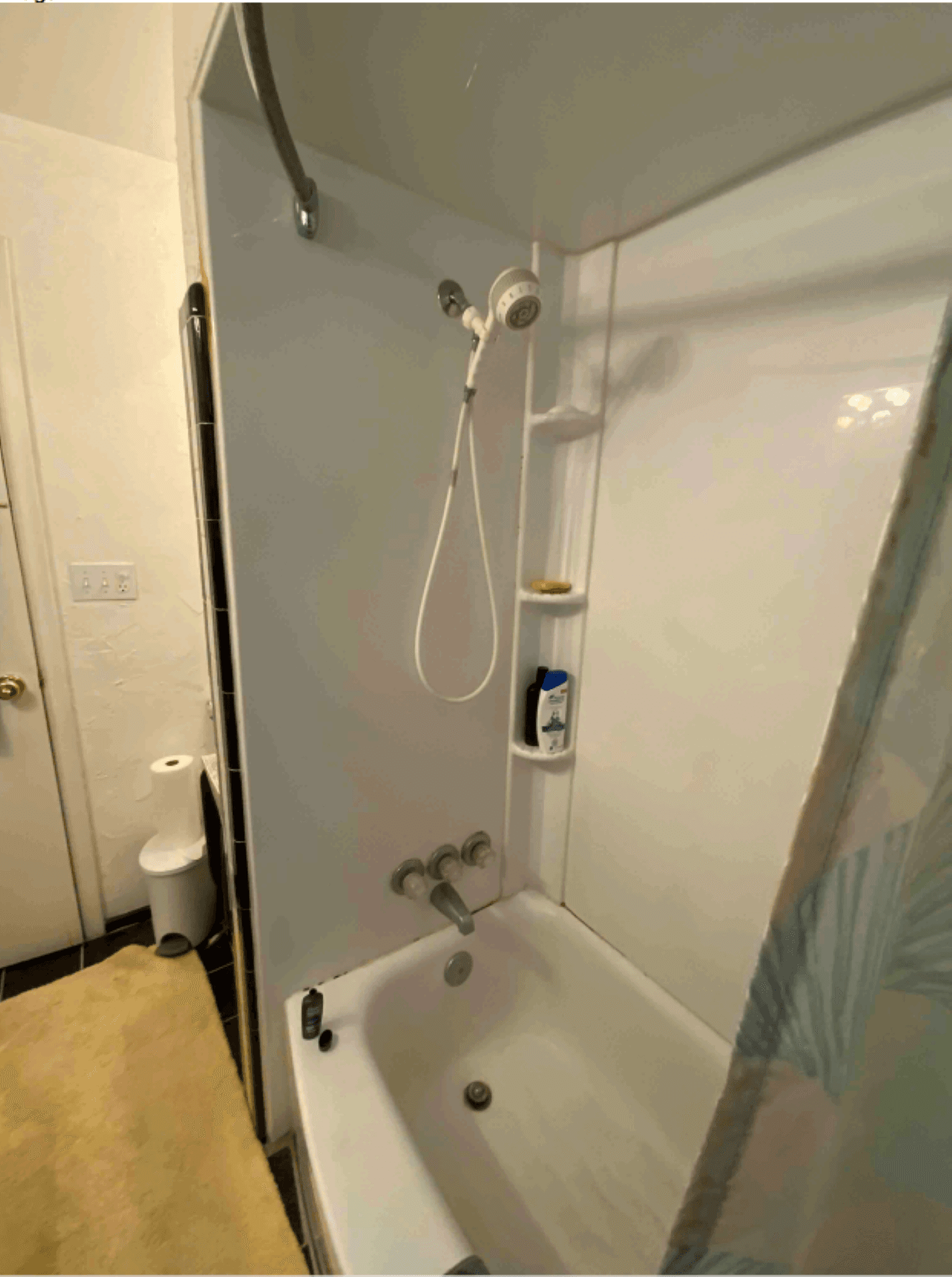 A bathroom before a one day bathroom transformation by Kurtis Kitchen and Bath.